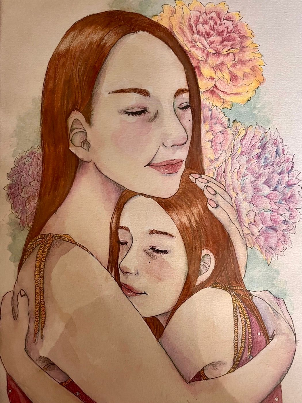 Persönliches Aquarell-Porträt, zweites Beispiel